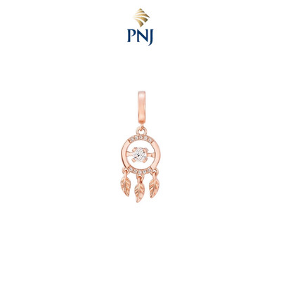 Hạt Charm Bạc đính đá ECZ PNJSilver dream catcher