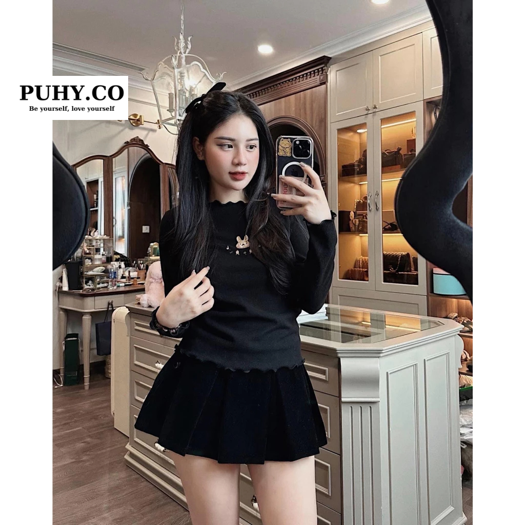 Áo thêu thỏ rabbit siêu xinh-ảnh thật