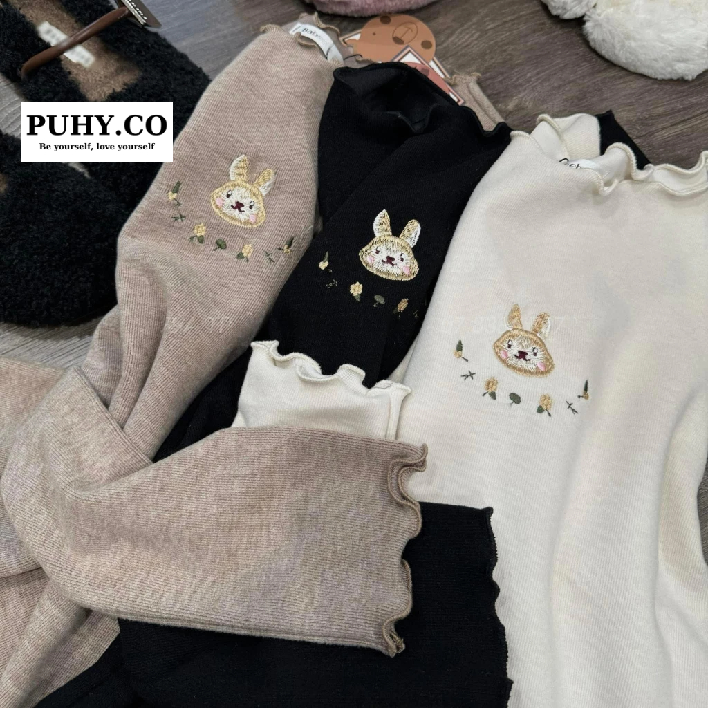 Áo thêu thỏ rabbit siêu xinh-ảnh thật