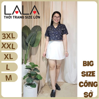 Bigsize công sở - Áo Hanbie - Xanh Hoa