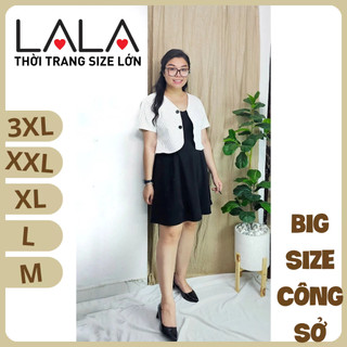Bigsize công sở - Áo Lửng Trắng Sọc