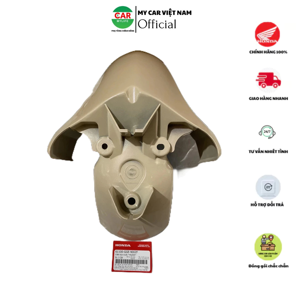 Chắn bùn A trước - dè trước HONDA LEAD 110 Cũ năm 2009-2011-2012 màu Vành nhạt. *YR299P* 61100GGE900ZF