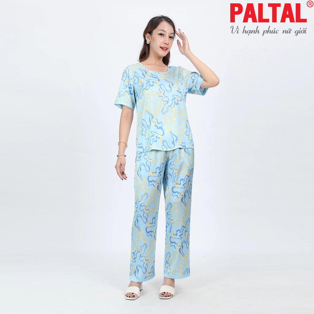 Bộ dài 263p 3364 tay ngắn lụa satin cao cấp