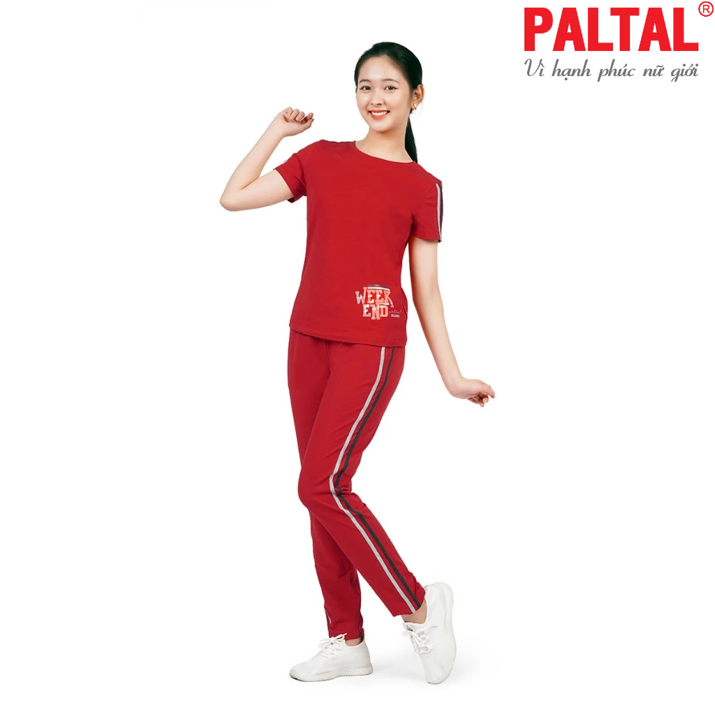 Đồ bộ mặc nhà 023p 3307 cao cấp nữ kiểu quần dài tay ngắn cotton