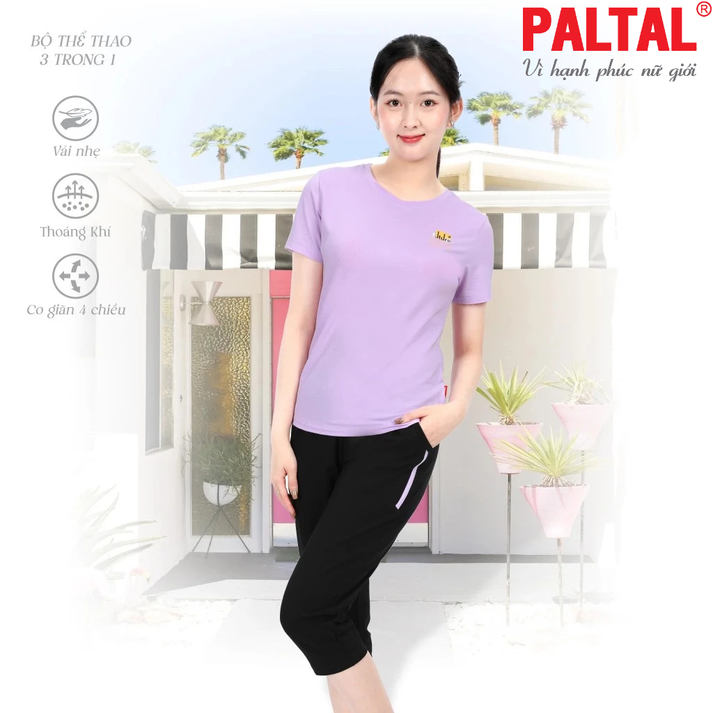 Bộ lửng nữ mặc nhà Palatl 314p 4280 chất liệu poly cát