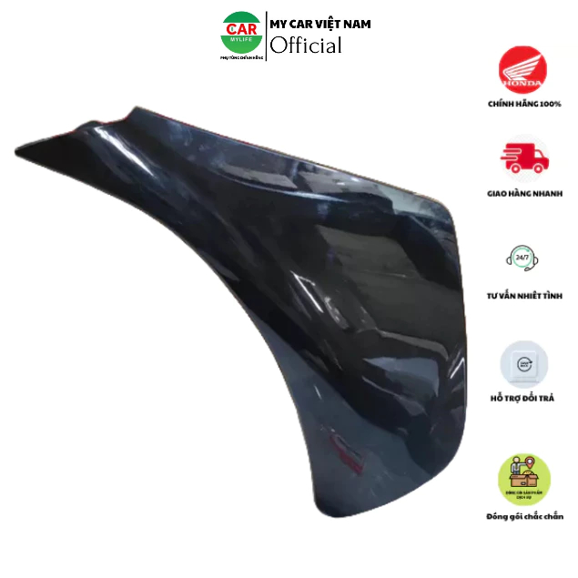 Cánh yếm bên tría - bửng yếm HONDA AIR BLADE 110 năm 2011 màu Đen bóng. *NHB25M*