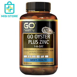 Tinh chất hàu GO Oyster Plus Zinc - 120 viên, hàng Úc