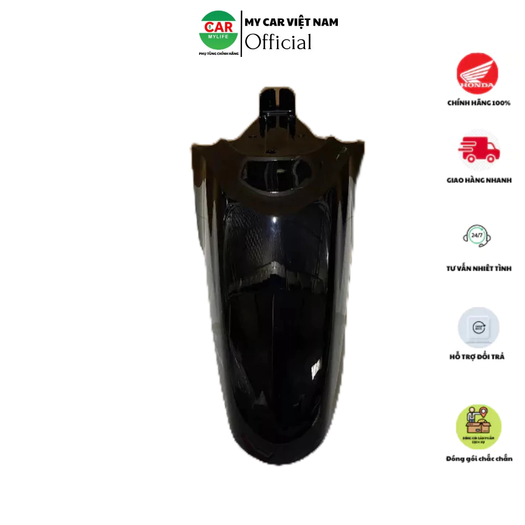 Chắn bùn trước - dè trước HONDA VISION năm 2021-2022-2023 màu Đen bóng. *NHB25M* Mã SP 61100K2CV30ZD