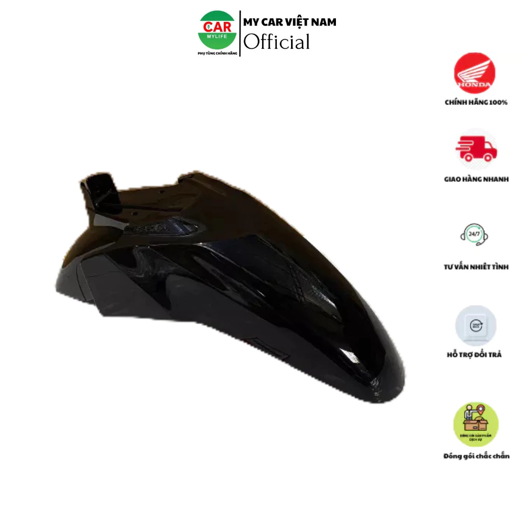 Chắn bùn trước - dè trước HONDA VISION năm 2021-2022-2023 màu Đen bóng. *NHB25M* Mã SP 61100K2CV30ZD