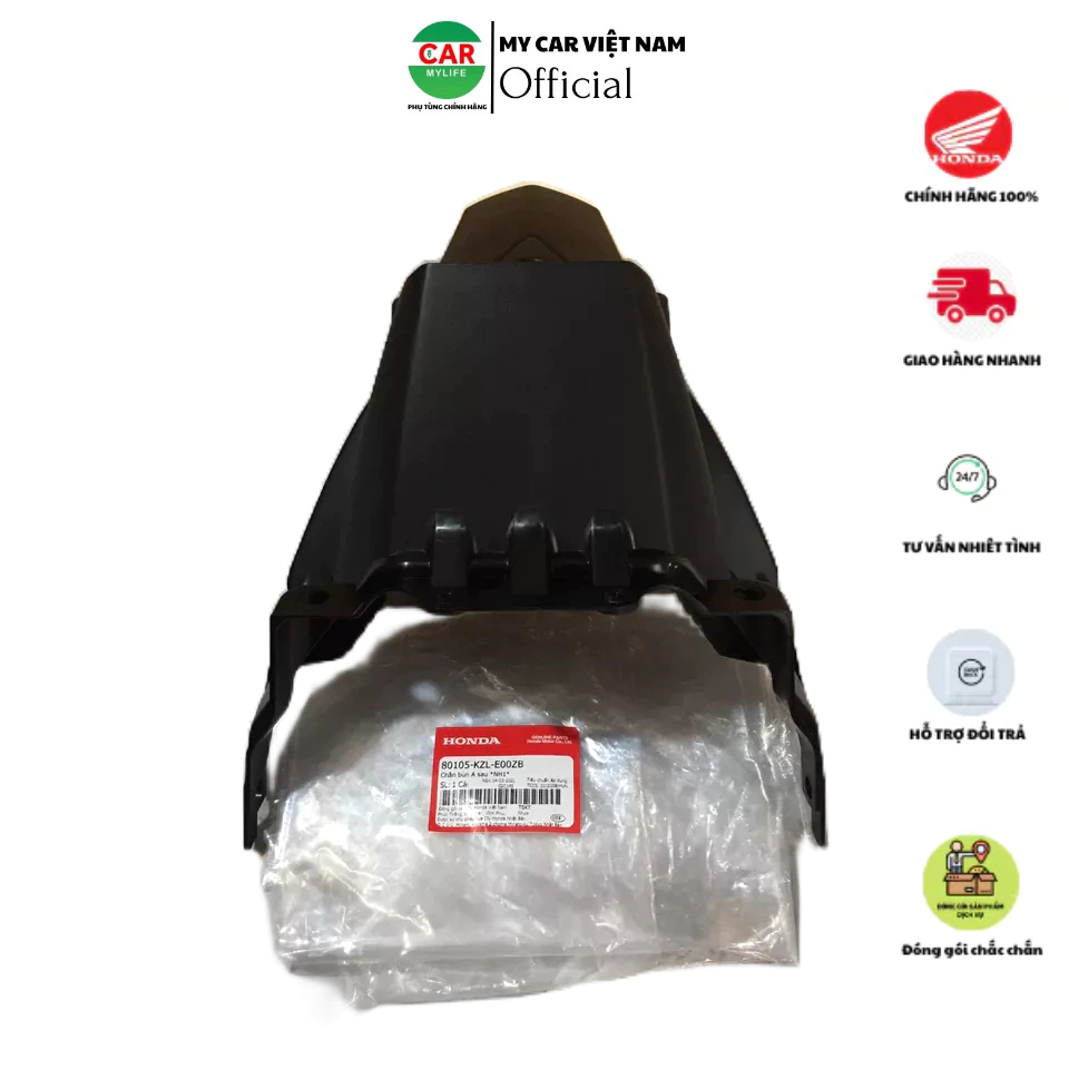 Chắn bùn A sau - đuôi bắt biển HONDA VISION đời Cũ năm 2011-2013. *NH1* 80105KZLE00ZB