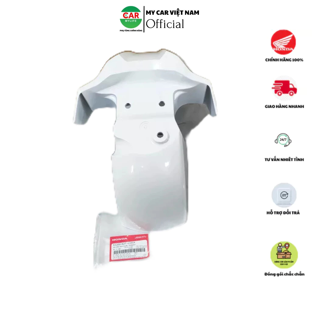 Bộ chắn bùn trước - dè trước HONDA LEAD năm 2022-2023 màu Trắng. *NHB35*