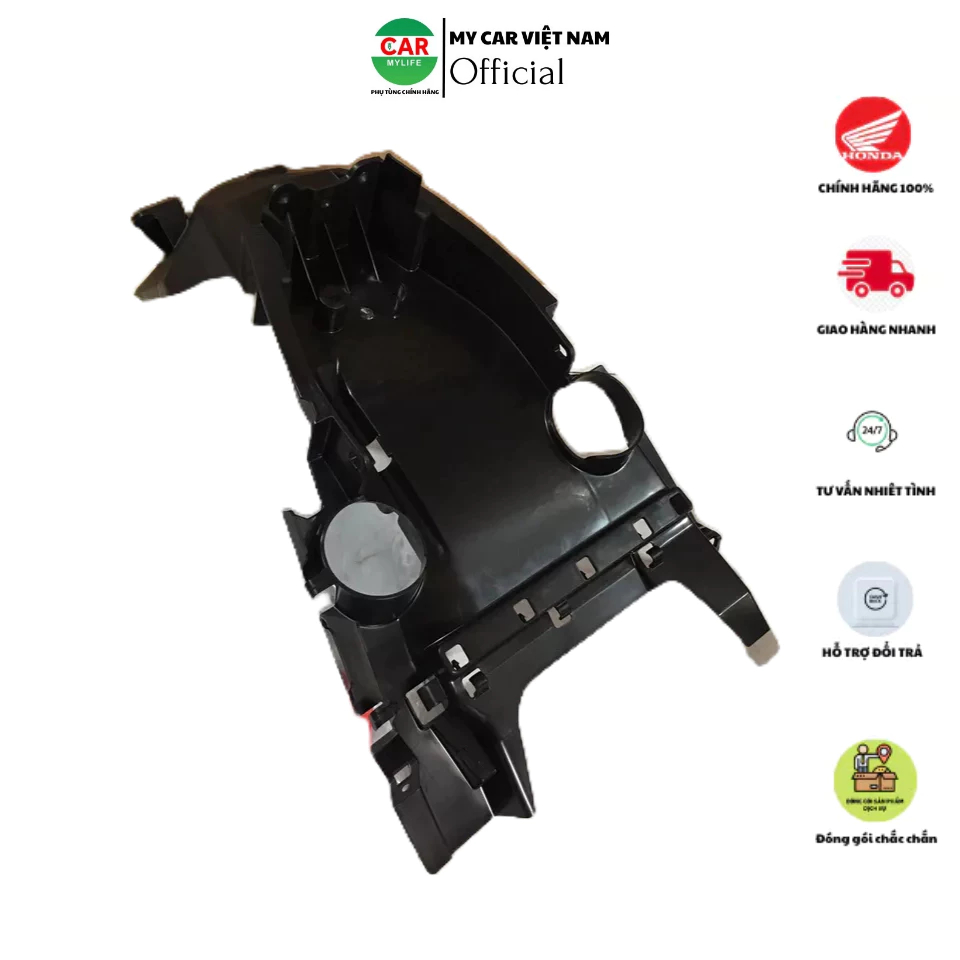 Chắn bùn sau - Đuôi HONDA AIR BLADE 110 Béo năm 2011 màu Đen.  80100KVGV40