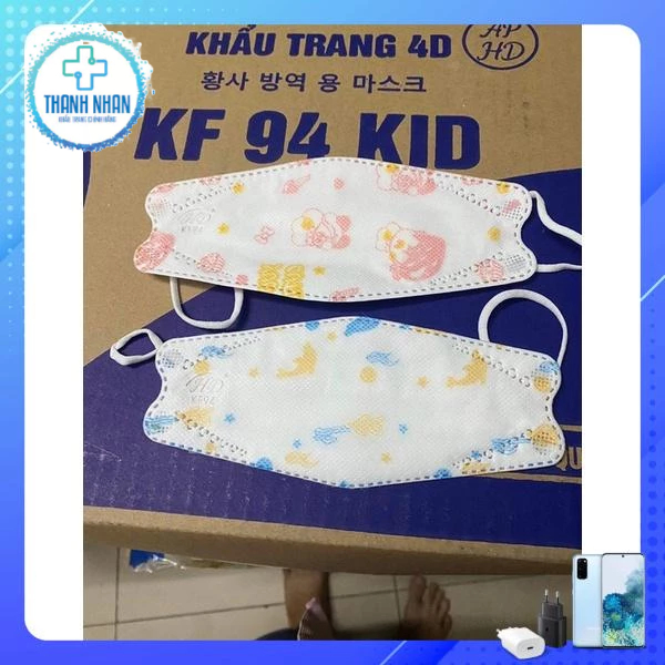 Khẩu trang 4D-KF94 Hoàng Dũng trẻ em