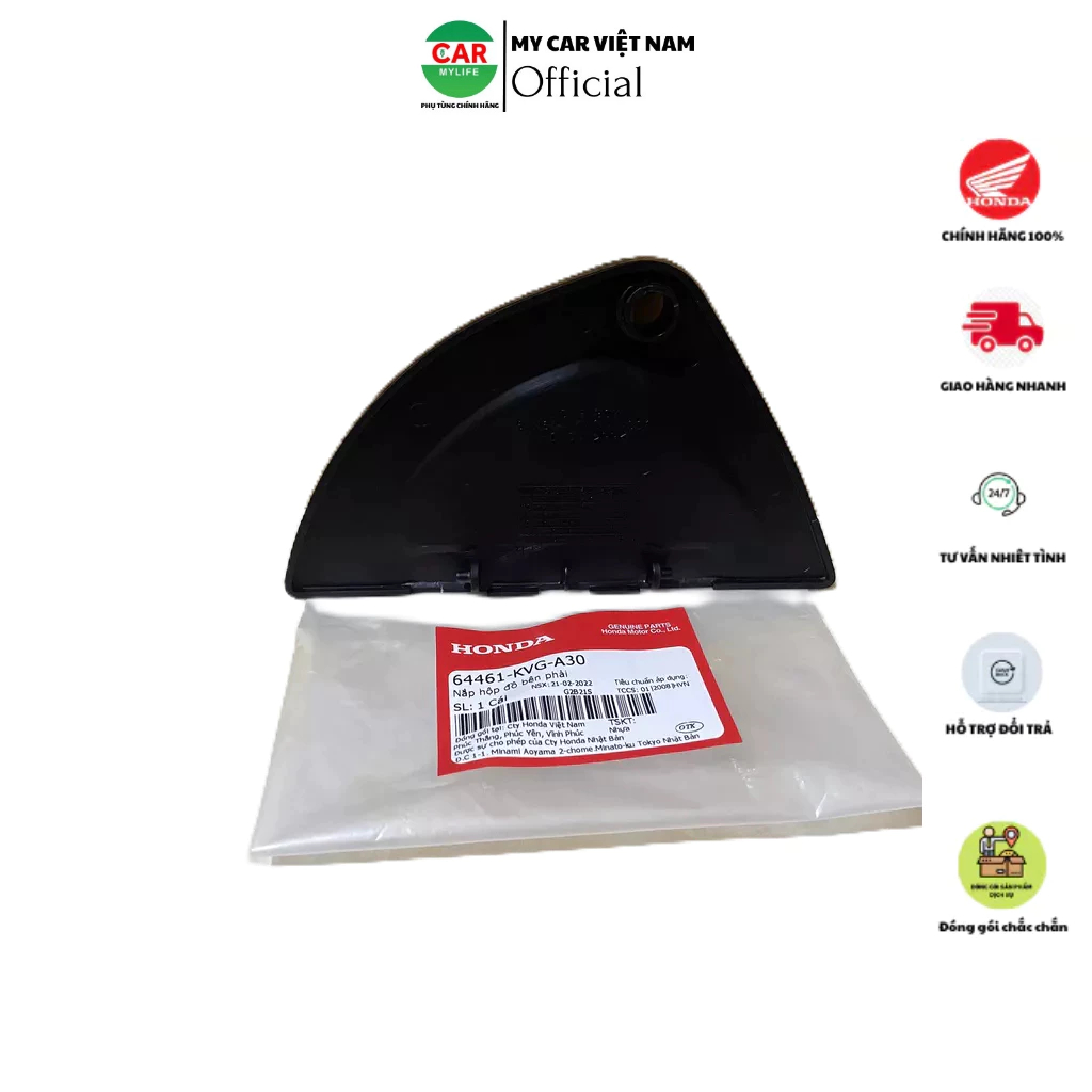 Nắp hộp đồ bên phải HONDA AIR BLADE 110 FI năm 2009-2010.