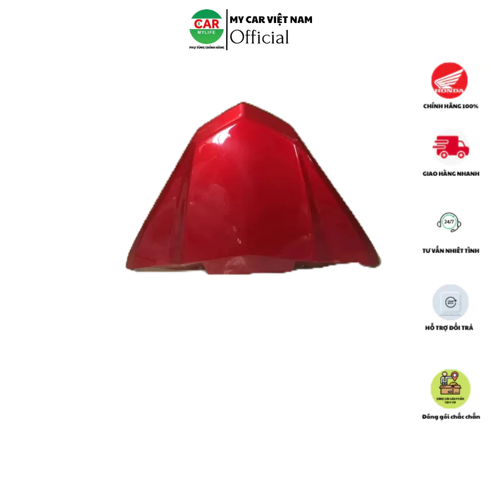 Ốp đuôi sau - mui rùa HONDA AIR BLADE 110 Béo năm 2011 màu Đỏ. *R340C* 83751KVGV40ZA