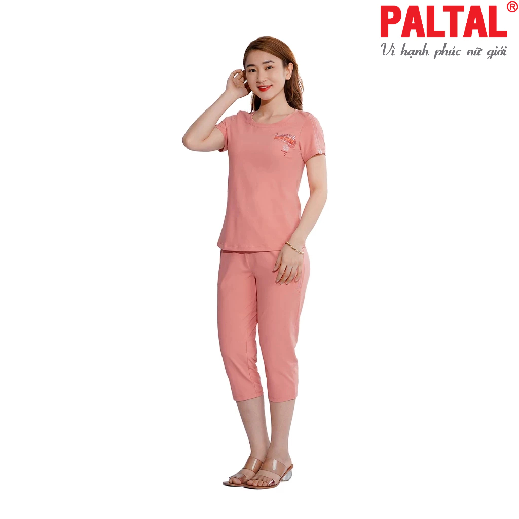 Đồ bộ 024p 4251 nữ mặc nhà kiểu quần lửng tay ngắn cotton