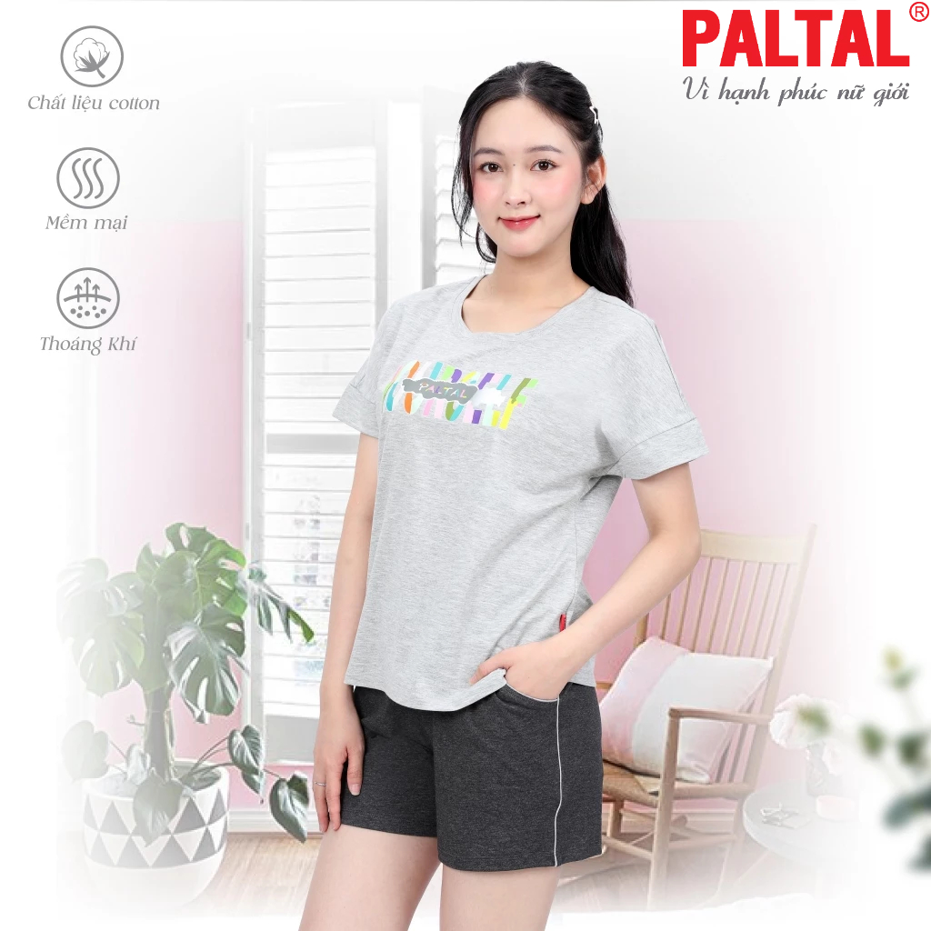 Bộ đùi 195p 5122 tay ngắn cotton