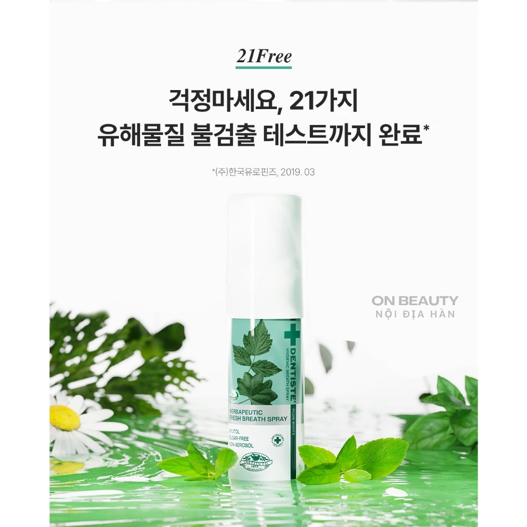 Xịt thơm miệng Dentiste Fresh Breath Spray 15ml siêu hot