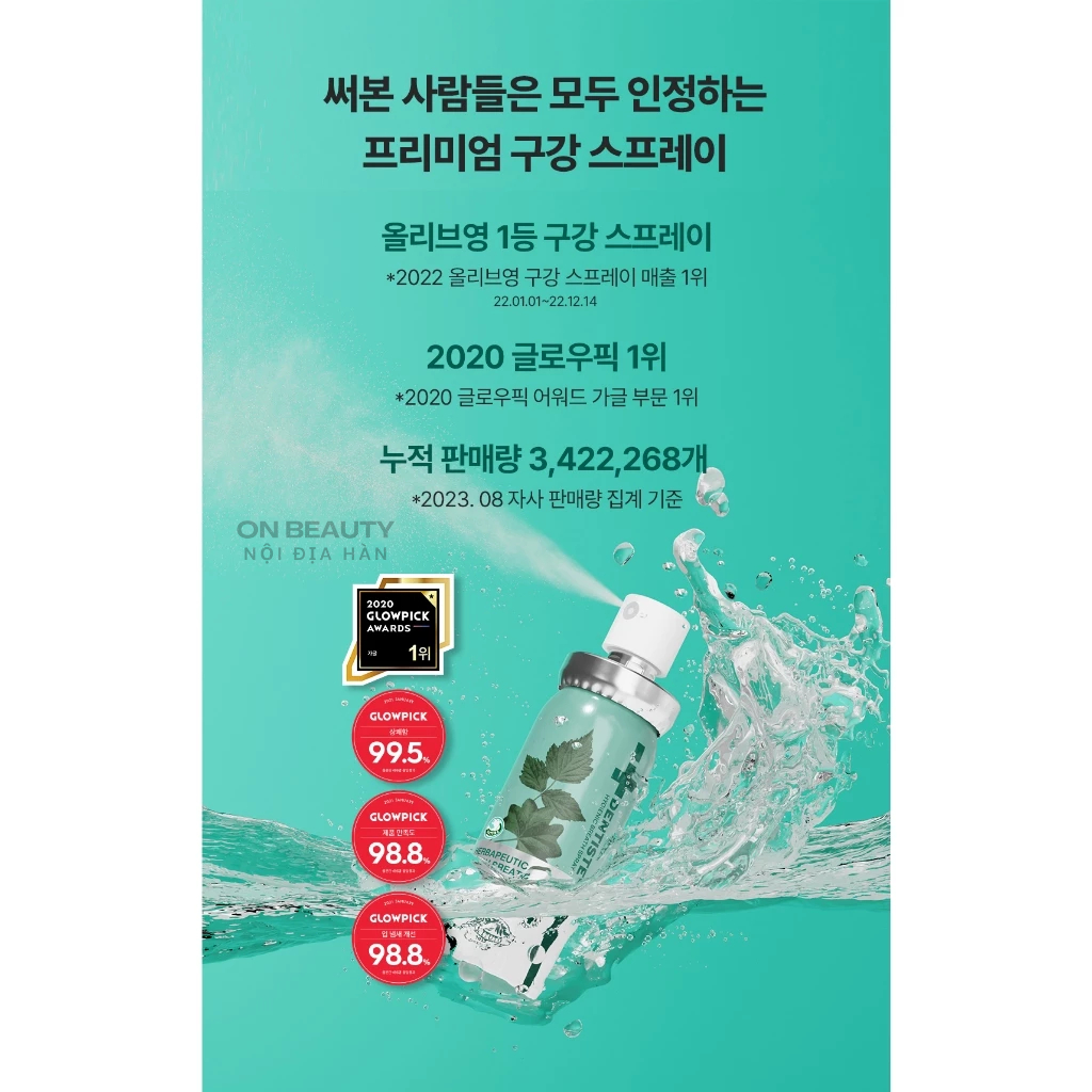 Xịt thơm miệng Dentiste Fresh Breath Spray 15ml siêu hot
