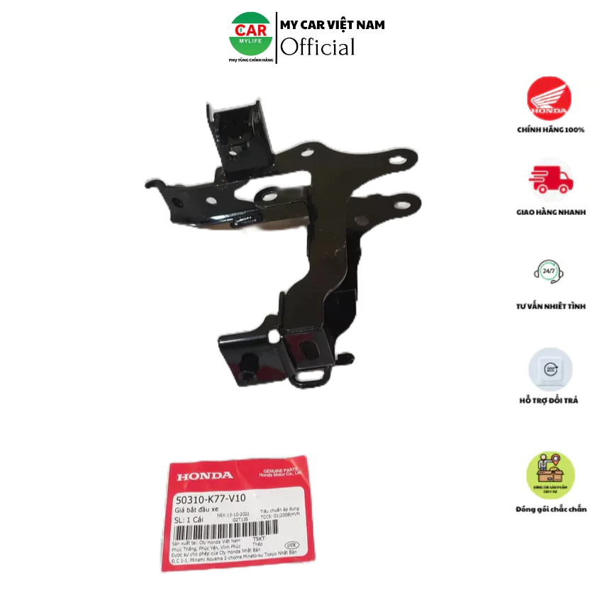 Giá bắt đầu xe - giá bắt mặt nạ trước HONDA SH năm 2017-2018-2019 (Phanh ABS). 50310K77V10