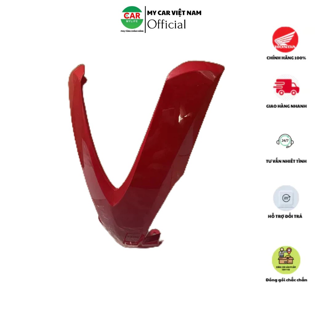 Mặt nạ trước - chữ V HONDA FUTURE NEO năm 2005-2006-2007-2008 màu Đỏ. *R315P* 64500KTM970ZH