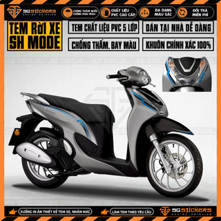 Tem xe sh mode mẫu tem chỉ cách điệu | sm14 | decal sh nữ đẹp, cắt sẵn vừa xe 2015 - 2021