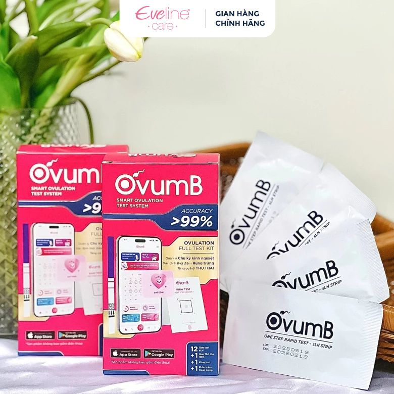 Que Thử Rụng Trứng OvumB - Bản App - Đọc Kết Quả Chính Xác - Hiện Đại - Sinh Con Trai; Con Gái