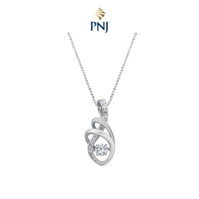 Mặt dây chuyền Bạc đính đá ECZ PNJSilver XMXMW060005