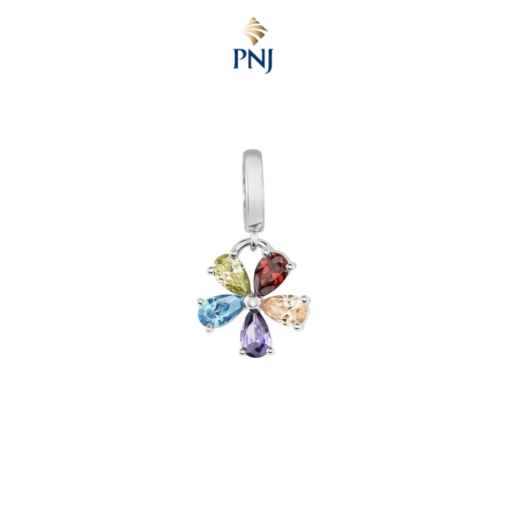 Hạt Charm Bạc Đính Đá CZ PNJSilver XMXMW060289