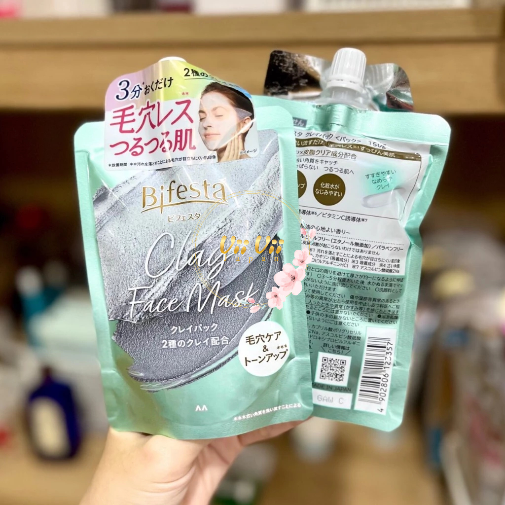 Mặt Nạ Đất Sét Bifesta Sạch Bã Nhờn, Thu Nhỏ Lỗ Chân Lông 150g