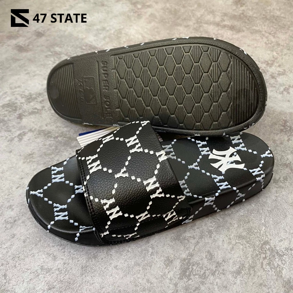 Dép MLB Quai Ngang Mound Dia - Hàng xịn Fullbox