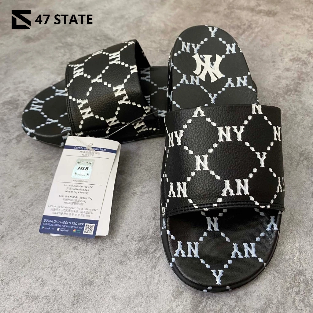 Dép MLB Quai Ngang Mound Dia - Hàng xịn Fullbox