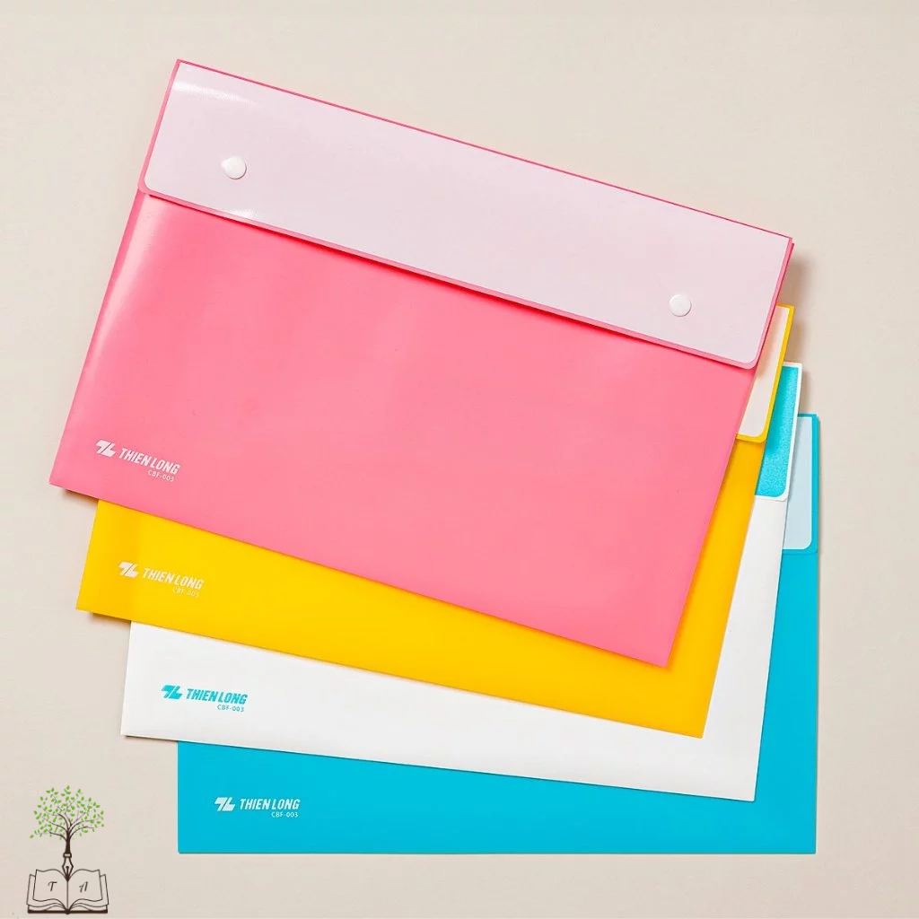 Bìa 2 nút Pastel F4 CBF-003 Thiên Long