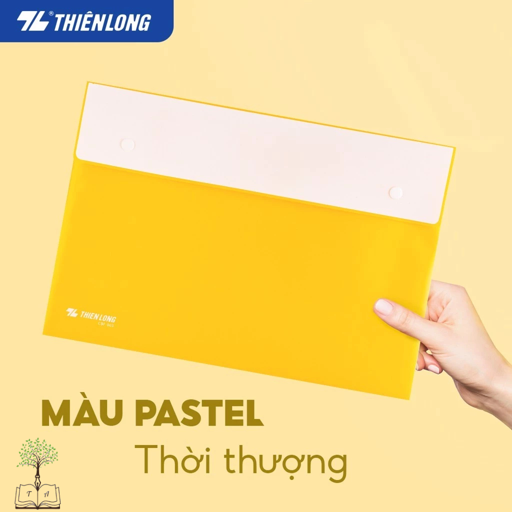 Bìa 2 nút Pastel F4 CBF-003 Thiên Long