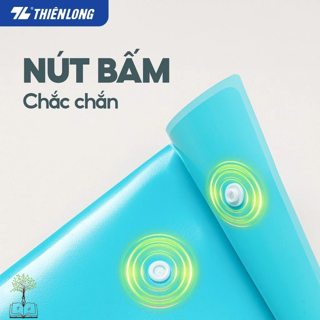 Bìa 2 nút Pastel F4 CBF-003 Thiên Long