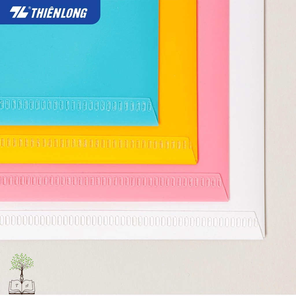 Bìa 2 nút Pastel F4 CBF-003 Thiên Long