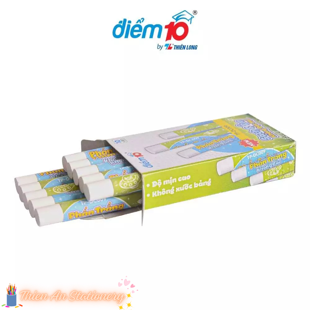Phấn trắng không bụi Thiên Long Điểm 10 TP-DC009