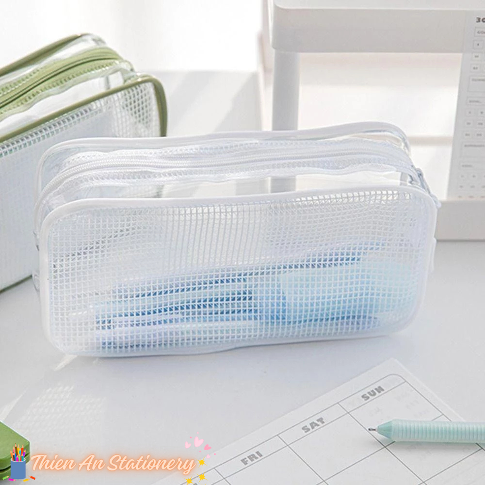 Túi Đựng Bút Trong Suốt Chống Thấm Nước Cỡ Lớn