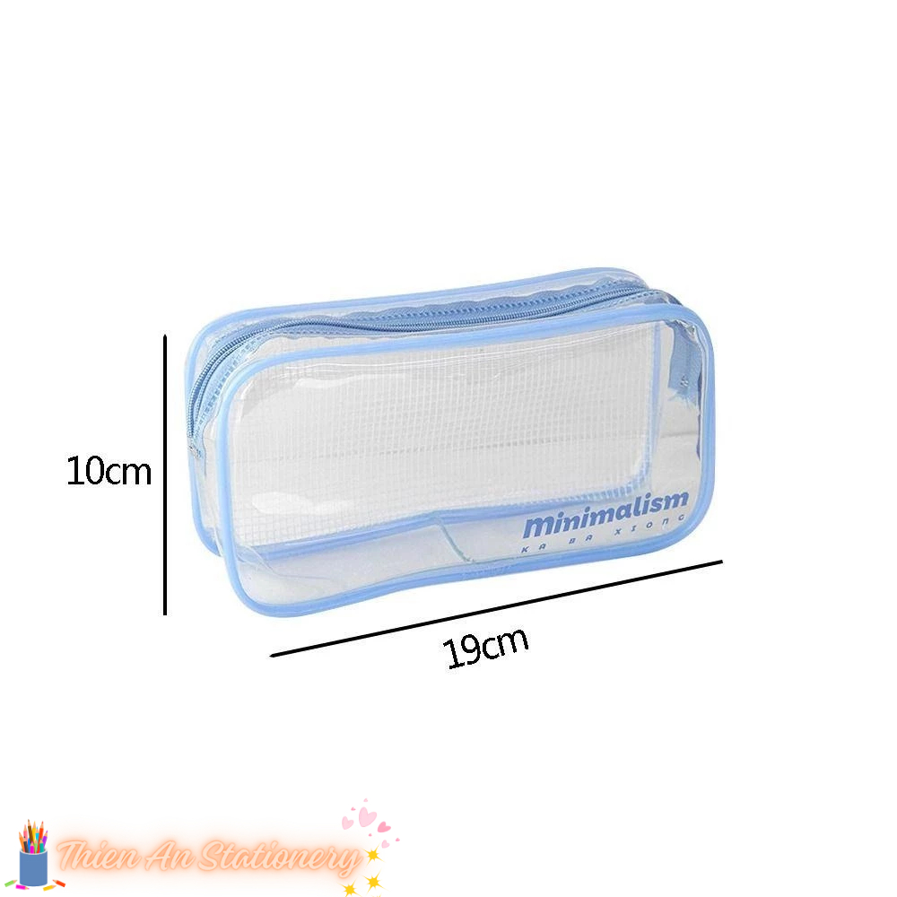 Túi Đựng Bút Trong Suốt Chống Thấm Nước Cỡ Lớn