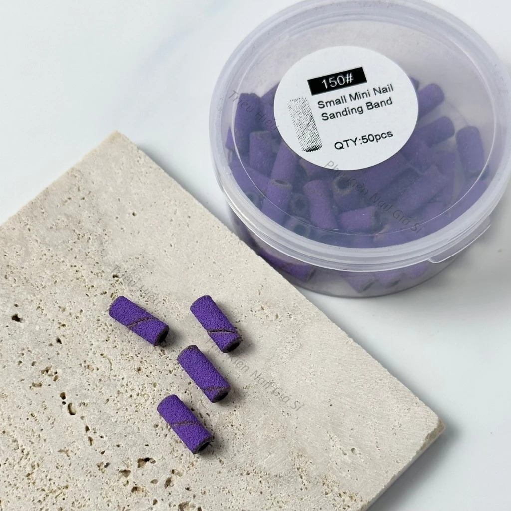 Hộp nhám tím mini hộp 50 chiếc- Đầu nhám tím mỹ