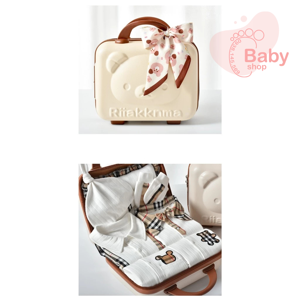 Set đồ sơ sinh cao cấp  dành làm quà tặng dễ thương cho bé