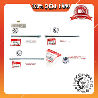 Bộ cốt bánh trước sau, cốt gắp sonic, winner, gtr chính hãng honda indo, trục bánh sonic winner gtr