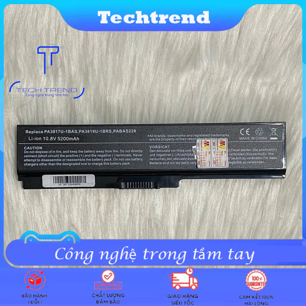 Pin laptop tương thích Toshiba Satellite M300 M302 M640 M645 L630 L640 L670 T110 T115 T130 T135 T110