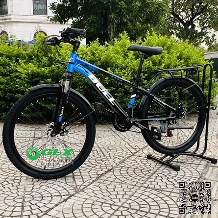 Xe Đạp Trẻ Em Địa Hình BULL BD1T Mẫu Mới 2023 Khung Thép Hợp Kim, Size 24, Dành Cho Học Sinh Lớp 5-9