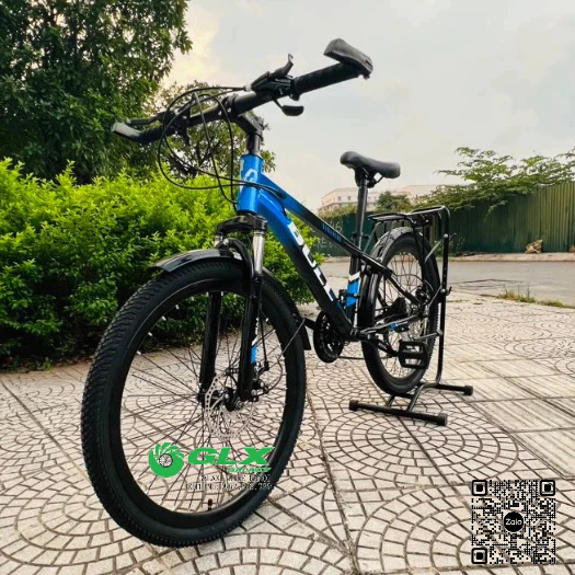 Xe Đạp Trẻ Em Địa Hình BULL BD1T Mẫu Mới 2023 Khung Thép Hợp Kim, Size 24, Dành Cho Học Sinh Lớp 5-9