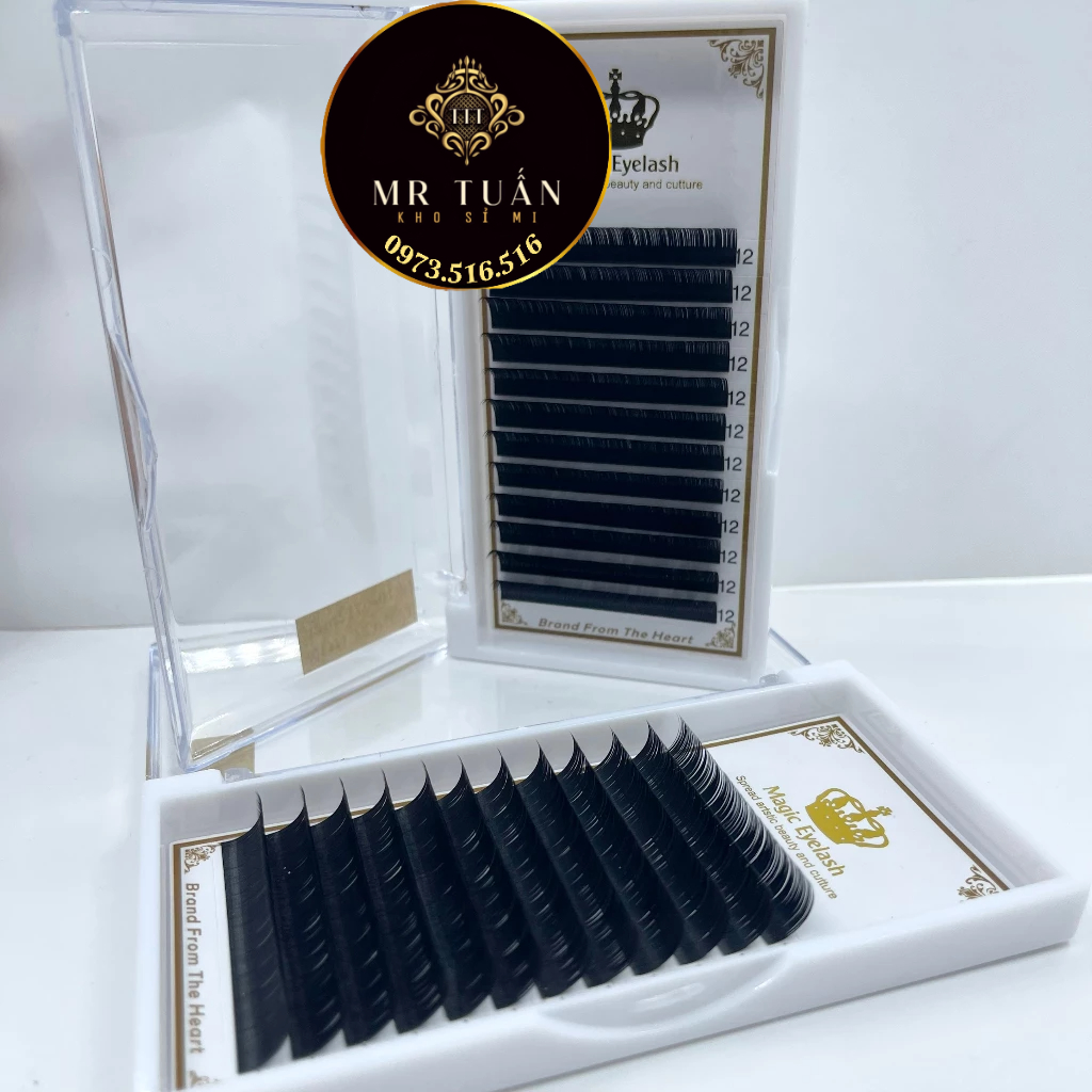 Mi khay Lông Chồn độ cong - C-CC-D-Dày 0.10 dụng cụ nối mi _ keo nối mi fan_MR TUẤN