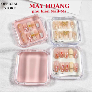 Hộp đựng Nail Box vuông trong nhỏ gọn & tiện dụng