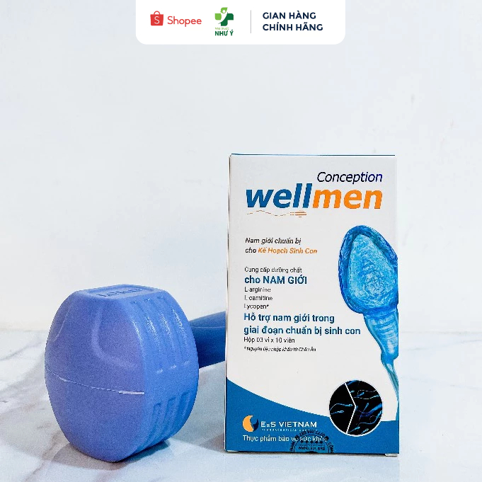 Wellmen Conception - Bổ Tinh Trùng, Tăng Chất Lượng và Giảm Dị Dạng Tinh Trùng