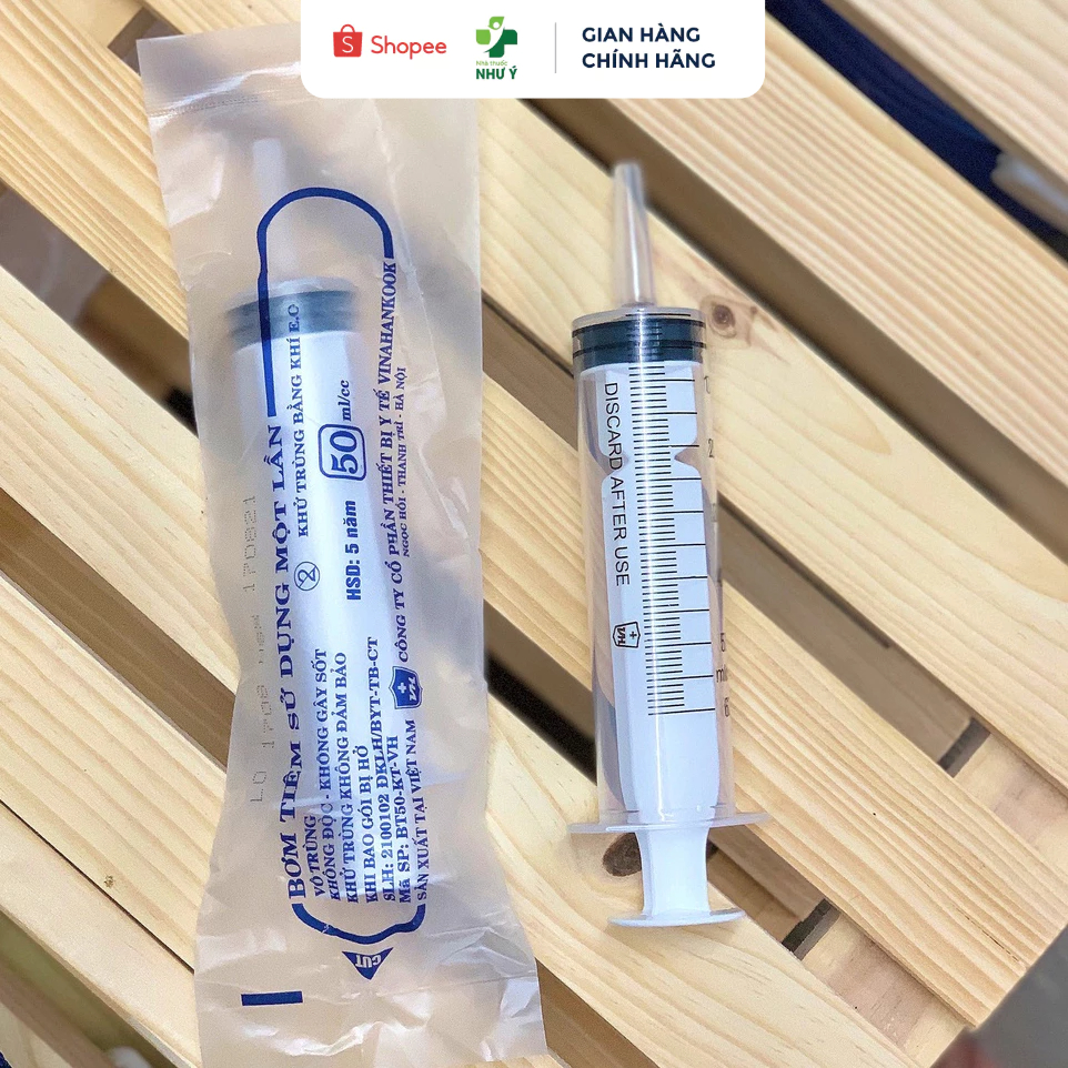 Bơm Xilanh Thụt rửa - 60ml