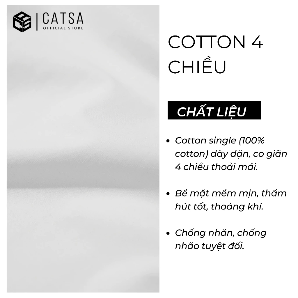 [Hàng tặng không bán] Áo thun trắng đen FROM0TO12 CATSA phiên bản giới hạn chất liệu cotton thoáng mát ATN175-176